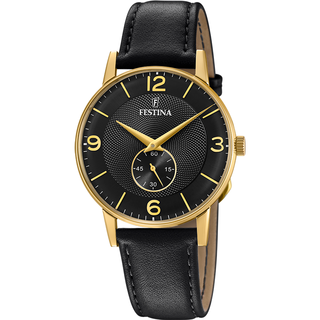 OROLOGIO FESTINA F20567/4 NERO CINTURINO IN PELLE, UOMO