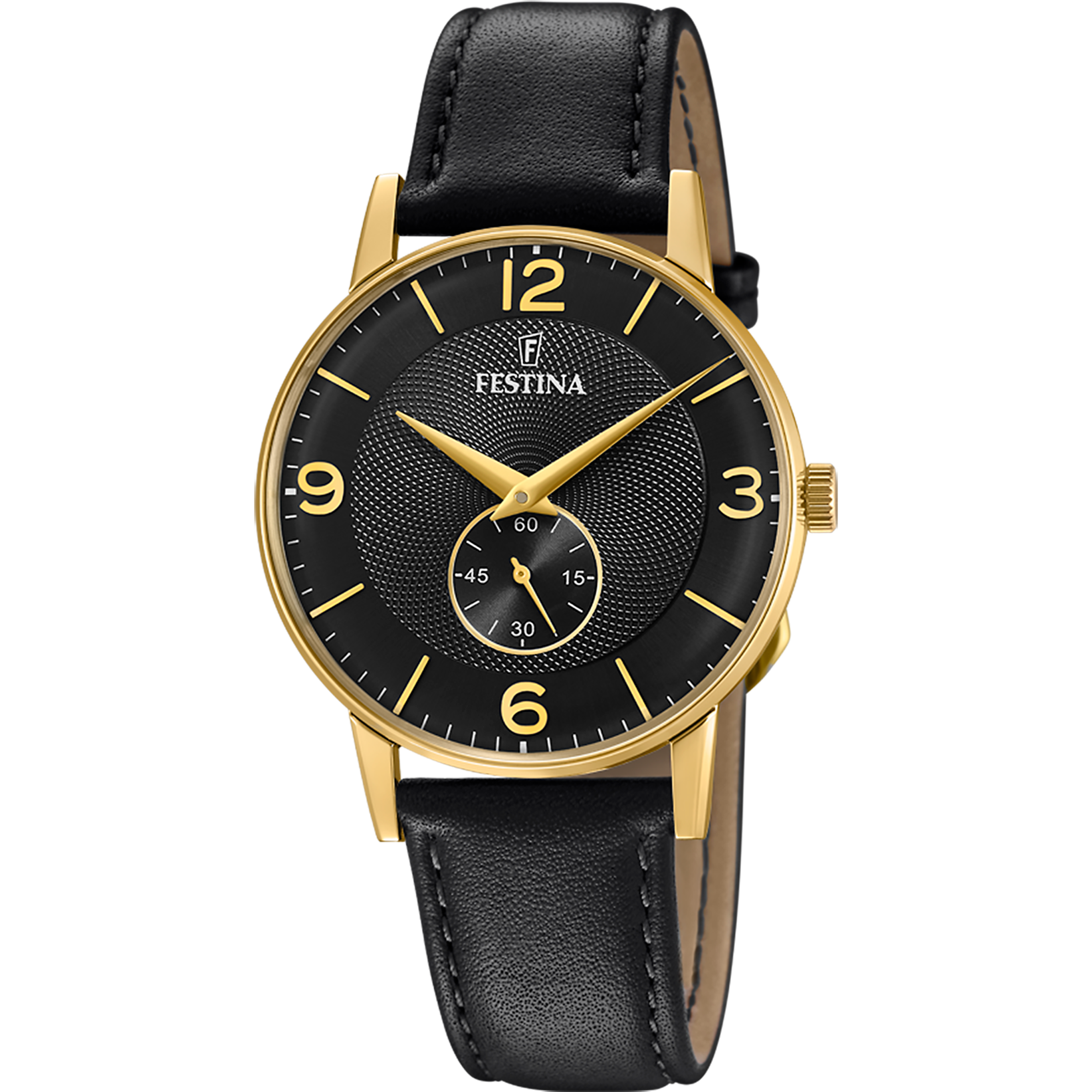 OROLOGIO FESTINA F20567/4 NERO CINTURINO IN PELLE, UOMO