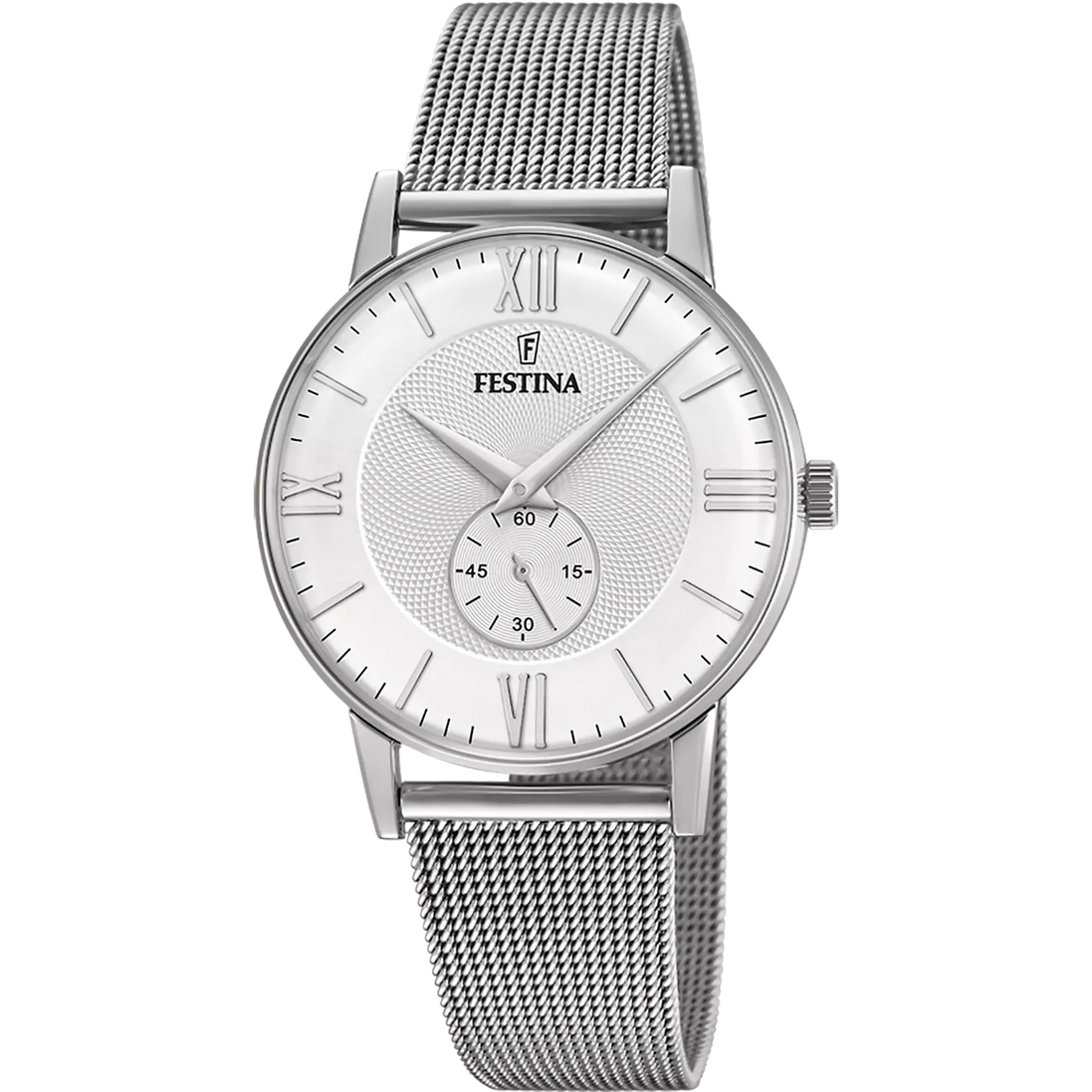 OROLOGIO FESTINA F20568/2 ARGENTO BRACCIALE IN ACCIAIO
