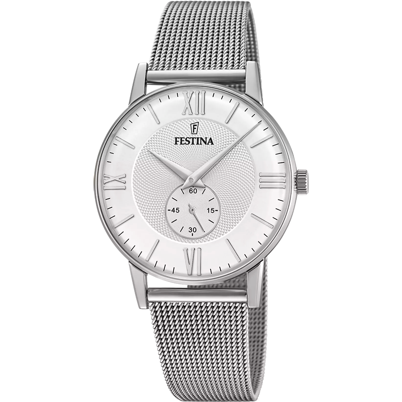 OROLOGIO FESTINA F20568/2 ARGENTO BRACCIALE IN ACCIAIO
