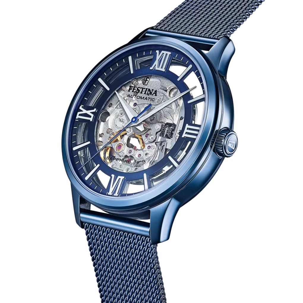 Festina orologio automatico uomo blu F20574/1