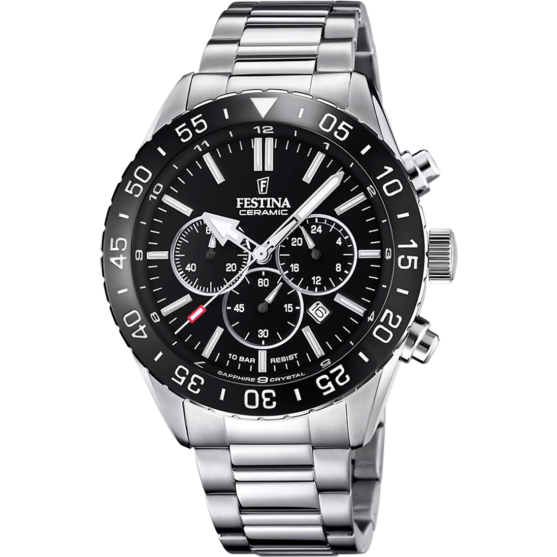Festina Ceramic orologio cronografo uomo nero F20575/3