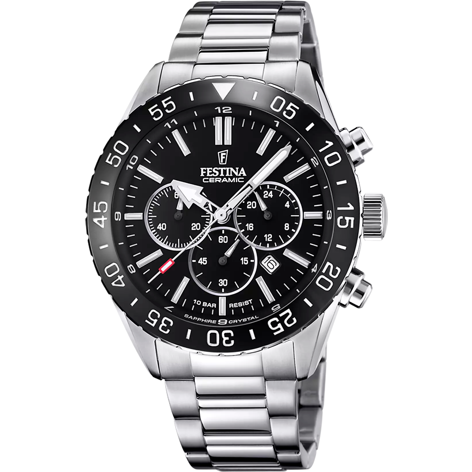 Festina Ceramic orologio cronografo uomo nero F20575/3