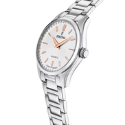 OROLOGIO FESTINA MADEMOISELLE F20583/1 GRIGIO ARGENTO CINTURINO IN ACCIAIO, DONNA