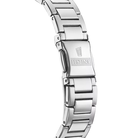 OROLOGIO FESTINA MADEMOISELLE F20583/1 GRIGIO ARGENTO CINTURINO IN ACCIAIO, DONNA