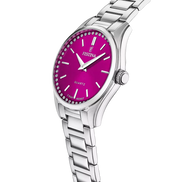 OROLOGIO FESTINA MADEMOISELLE F20583/2 BORDEAUX BRACCIALE IN ACIAIO, DONNA