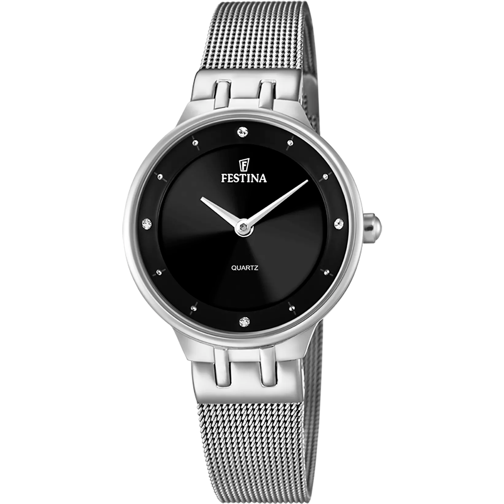 Festina orologio bracciale in acciaio donna nero F20597/4