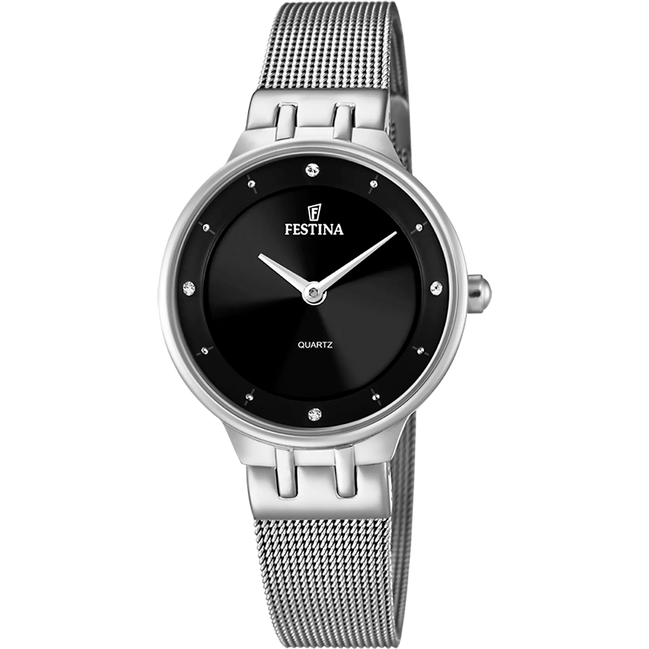 Festina orologio bracciale in acciaio donna nero F20597/4