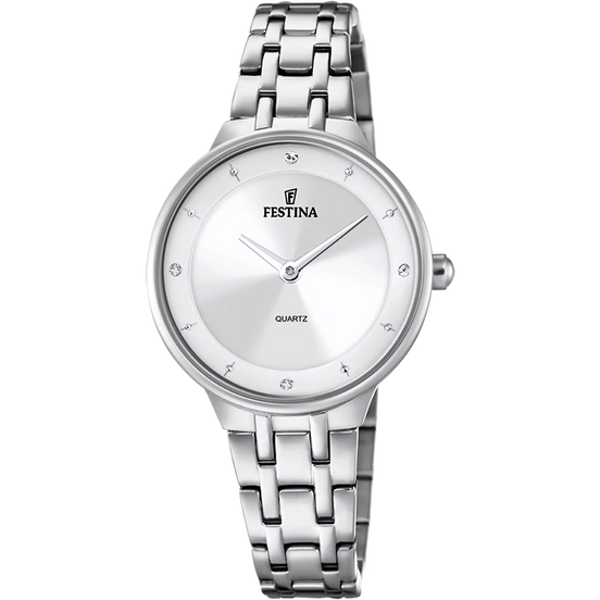 OROLOGIO FESTINA F20600/1 ARGENTO CON CINTURINO IN ACCIAIO, DONNA