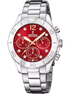 OROLOGIO FESTINA F20603/2 BORDEAUX CINTURINO IN ACCIAIO, DONNA