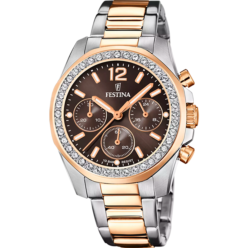 OROLOGIO FESTINA F20608/1 DONNA AL CIOCCOLATO