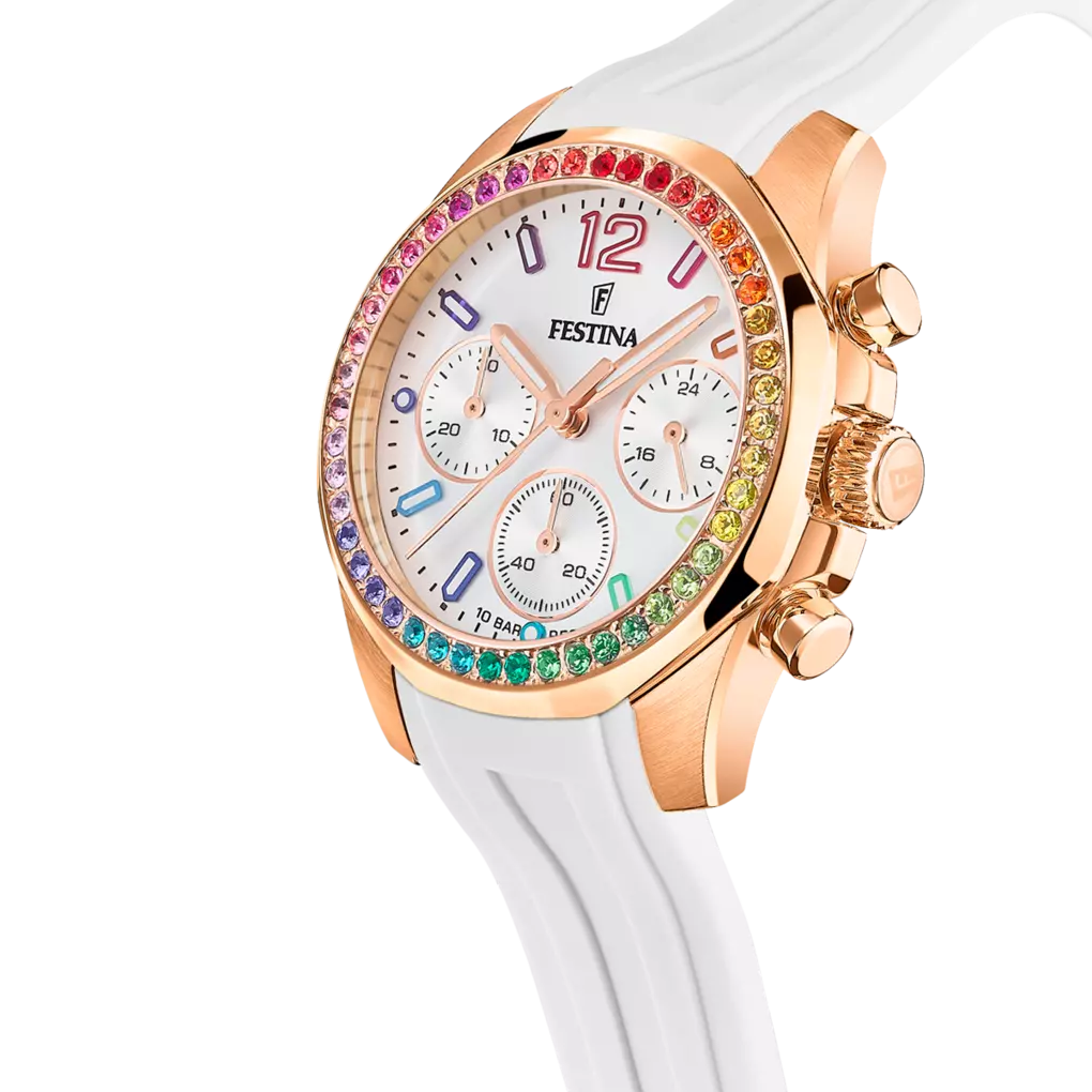 OROLOGIO FESTINA RAINBOW F20611/2 IN ACCIAIO, DONNA