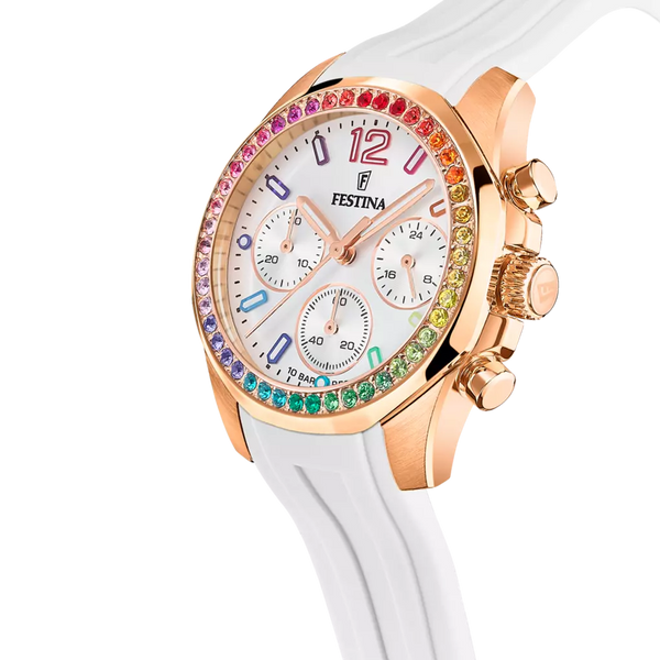 OROLOGIO FESTINA RAINBOW F20611/2 IN ACCIAIO, DONNA
