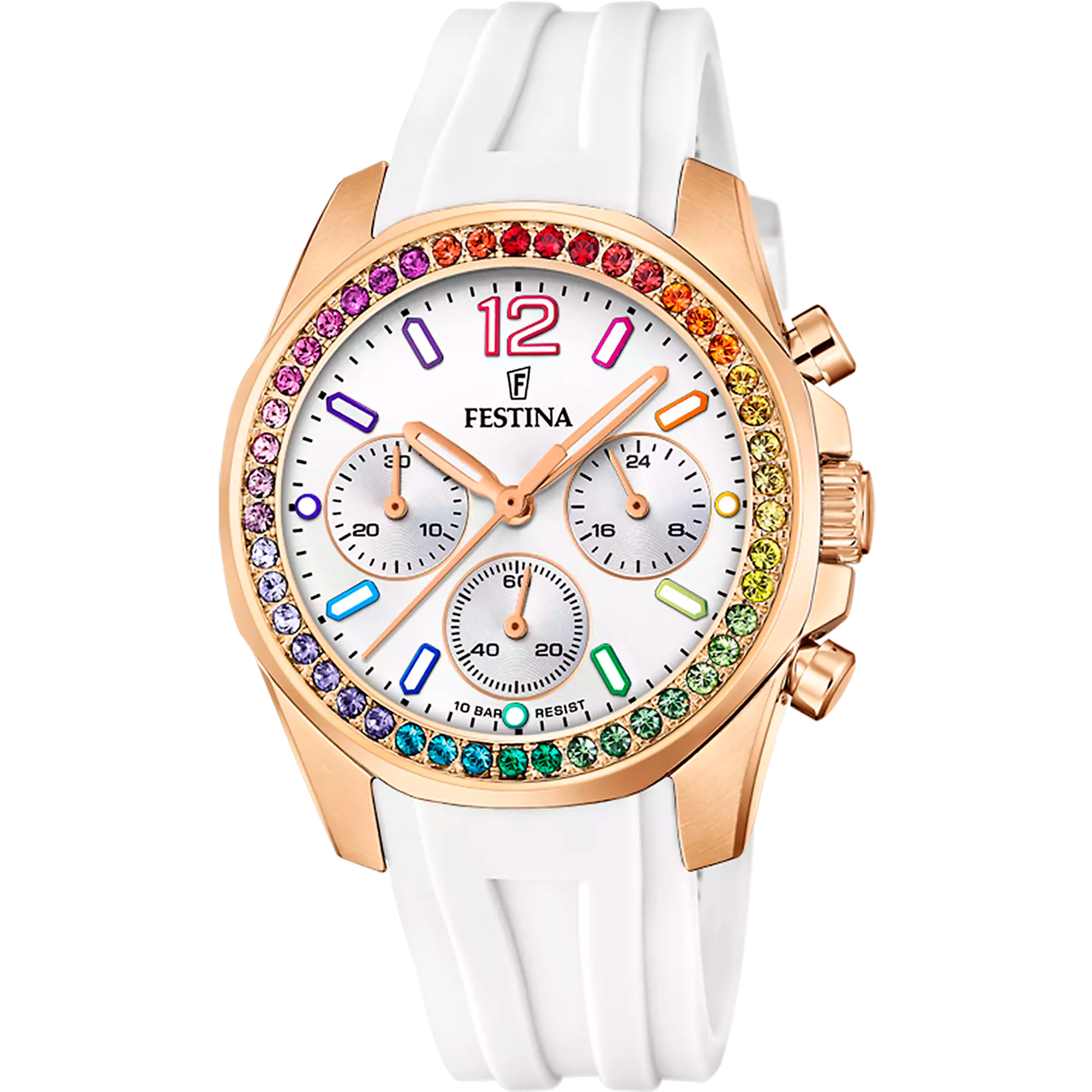 OROLOGIO FESTINA RAINBOW F20611/2 IN ACCIAIO, DONNA