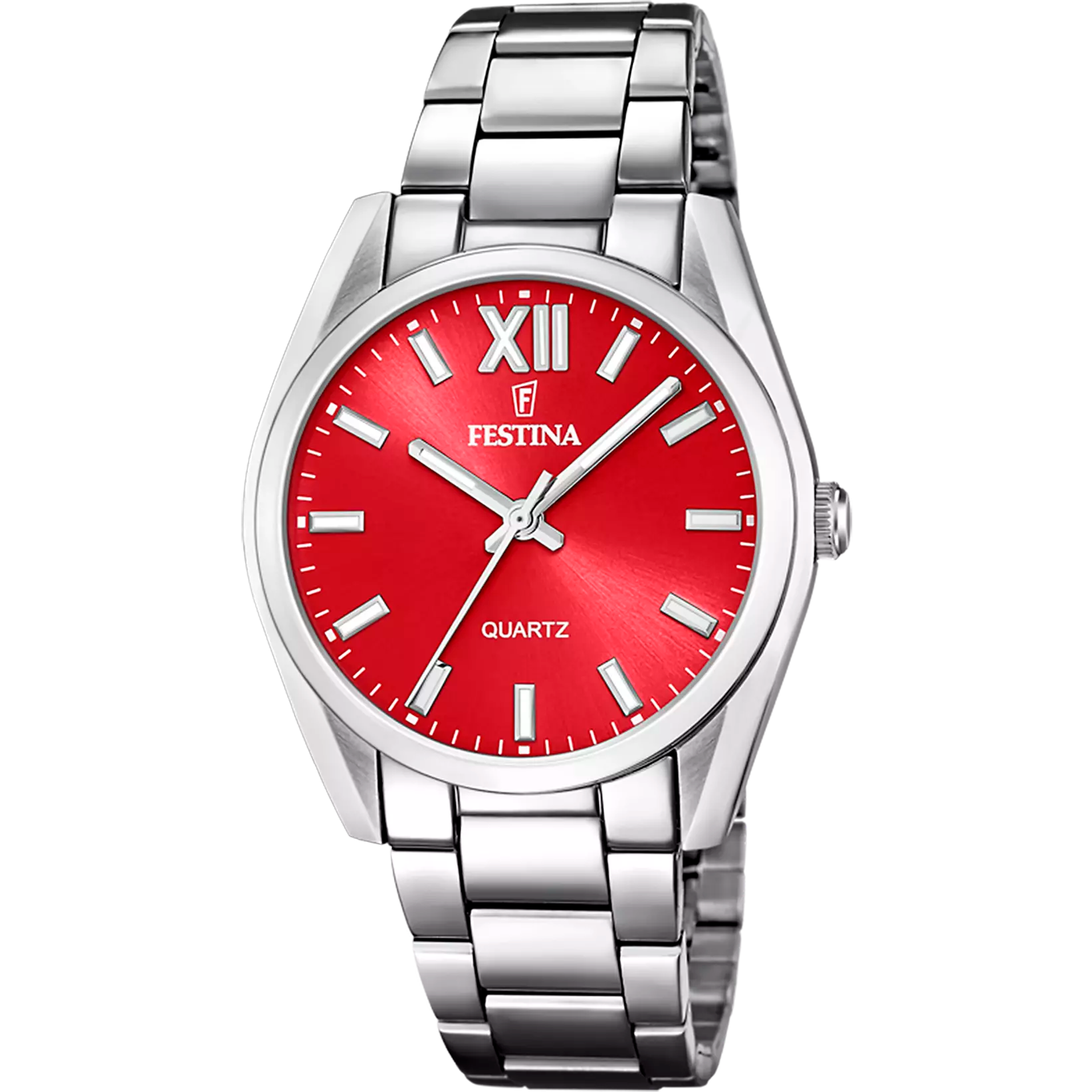 OROLOGIO FESTINA F20622/B COLLEZIONE ALLEGRIA, CINTURINO IN ACCIAIO ROSSO, DONNA.