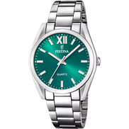OROLOGIO FESTINA F20622/C COLLEZIONE ALLEGRIA, CINTURINO IN ACCIAIO VERDE, DONNA.
