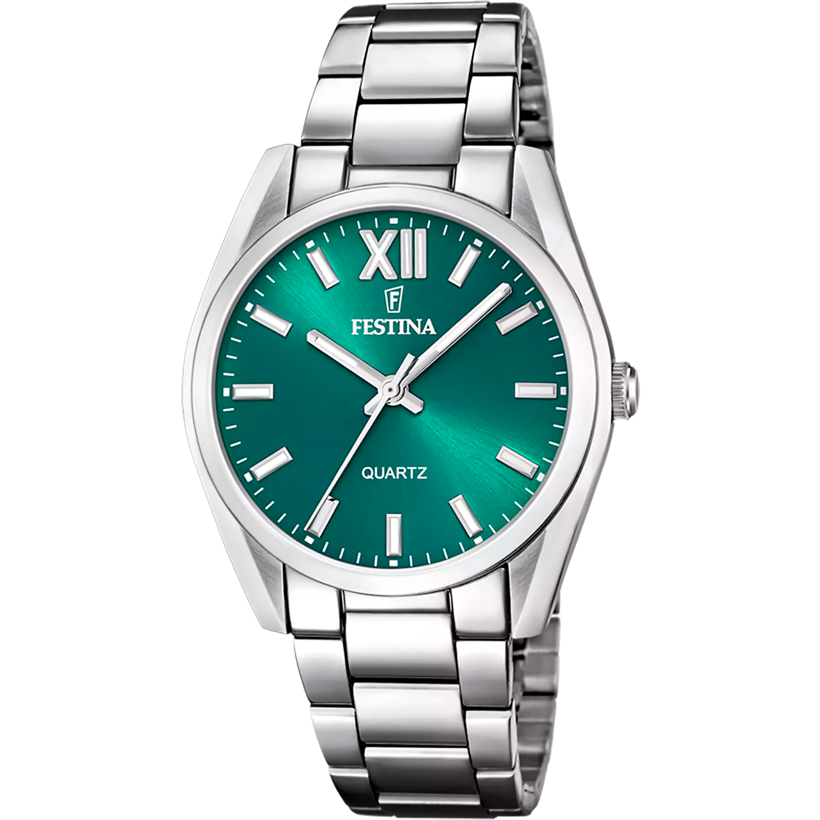 OROLOGIO FESTINA F20622/C COLLEZIONE ALLEGRIA, CINTURINO IN ACCIAIO VERDE, DONNA.
