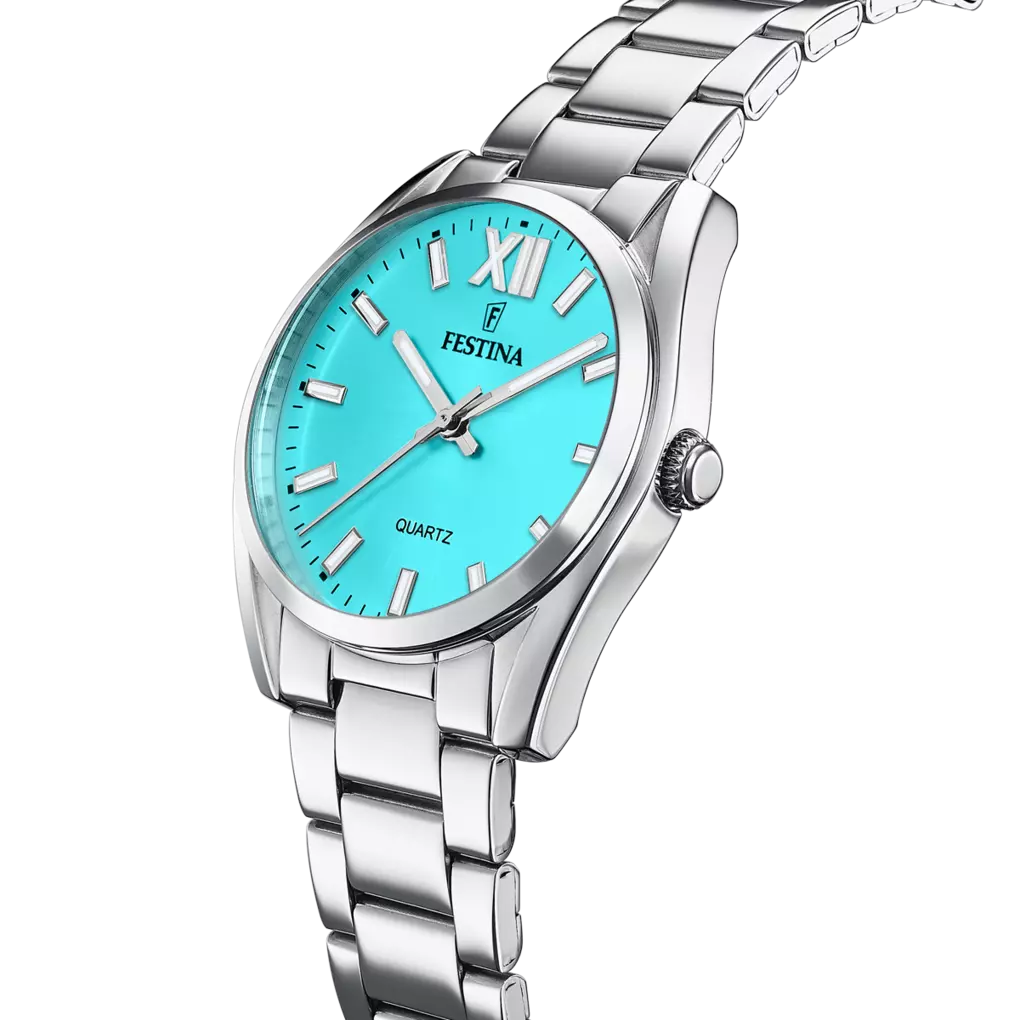 OROLOGIO FESTINA ALEGRIA F20622/D AZZURO BRACCIALE IN ACIAIO, DONNA