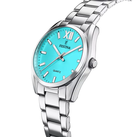 OROLOGIO FESTINA ALEGRIA F20622/D AZZURO BRACCIALE IN ACIAIO, DONNA