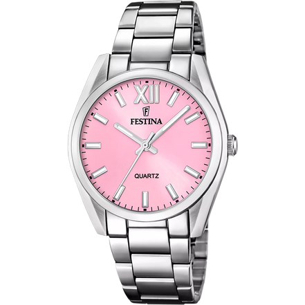 FESTINA  - OROLOGIO F20622/M ROSA CINTURINO IN ACCIAIO INOSSIDABILE 316L