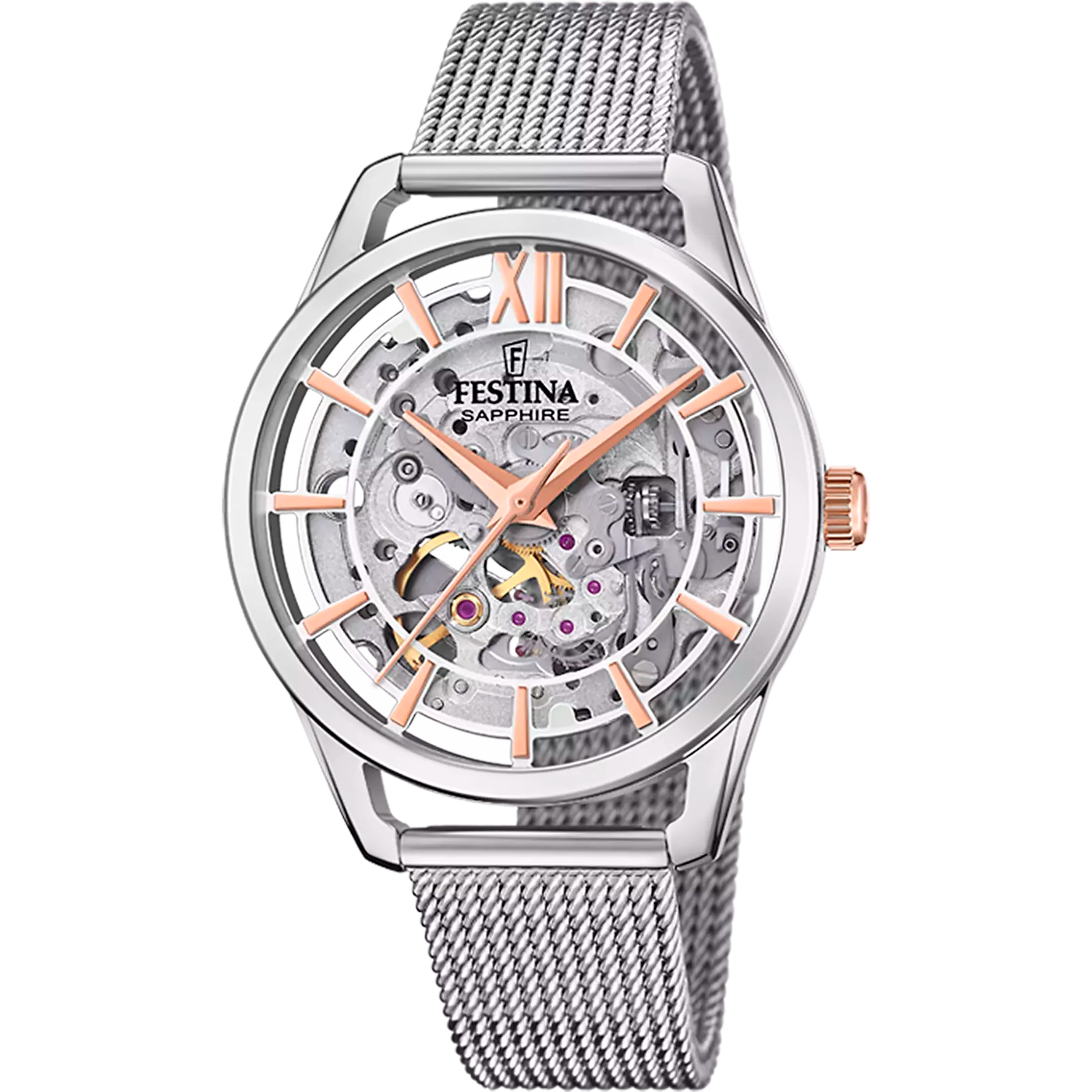 OROLOGIO FESTINA F20627/1 CON CINTURINO IN ACCIAIO INOSSIDABILE 316L, DONNA