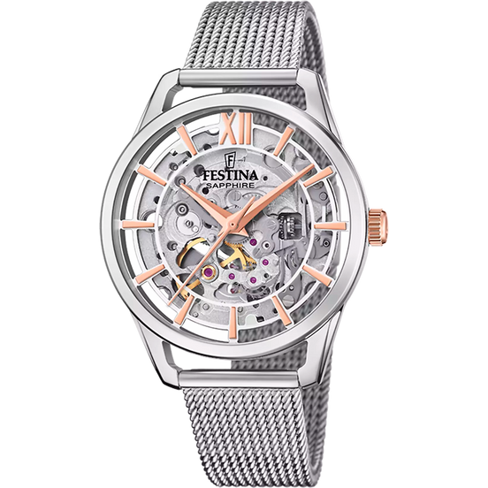 OROLOGIO FESTINA F20627/1 CON CINTURINO IN ACCIAIO INOSSIDABILE 316L, DONNA