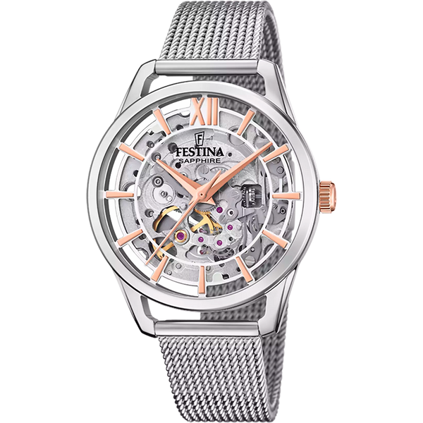 OROLOGIO FESTINA F20627/1 CON CINTURINO IN ACCIAIO INOSSIDABILE 316L, DONNA