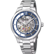 OROLOGIO FESTINA F20630/3 BLU CON CINTURINO IN ACCIAIO INOSSIDABILE 316L, UOMO.