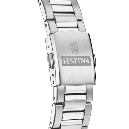 OROLOGIO FESTINA F20630/3 BLU CON CINTURINO IN ACCIAIO INOSSIDABILE 316L, UOMO.