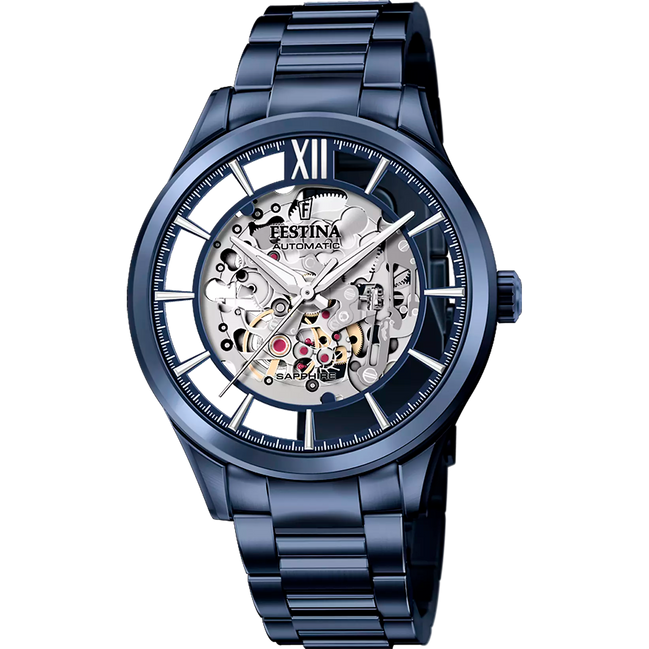 OROLOGIO FESTINA F20631/1 BLU CON CINTURINO IN ACCIAIO INOSSIDABILE 316L, UOMO