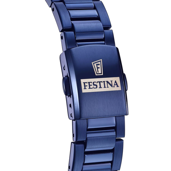 OROLOGIO FESTINA F20631/1 BLU CON CINTURINO IN ACCIAIO INOSSIDABILE 316L, UOMO