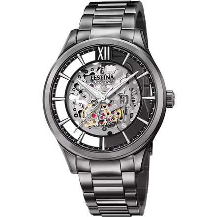 OROLOGIO FESTINA F20632/1 NERO CON CINTURINO IN ACCIAIO INOSSIDABILE 316L, UOMO