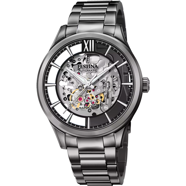 OROLOGIO FESTINA F20632/1 NERO CON CINTURINO IN ACCIAIO INOSSIDABILE 316L, UOMO