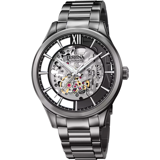 OROLOGIO FESTINA F20632/1 NERO CON CINTURINO IN ACCIAIO INOSSIDABILE 316L, UOMO