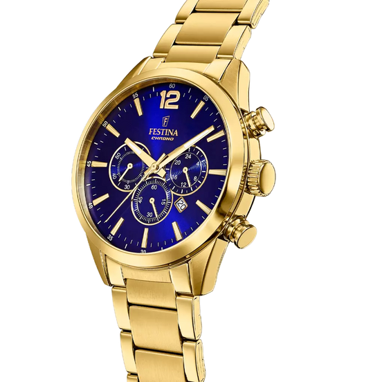 FESTINA - OROLOGIO  TIMELESS CHRONOGRAPH F20633/3 NERO CINTURINO IN ACCIAIO INOSSIDABILE 316L