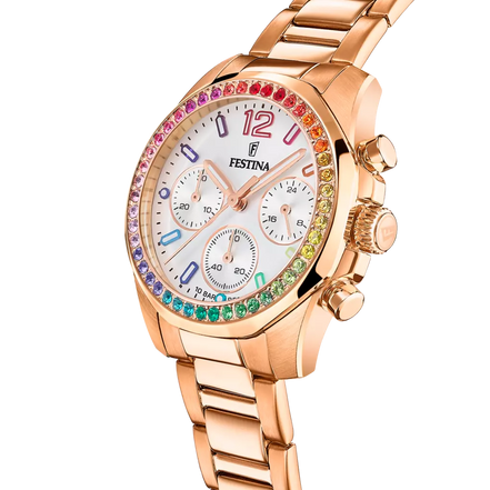 OROLOGIO FESTINA RAINBOW F20639/2 CON CINTURINO IN ACCIAIO, DONNA