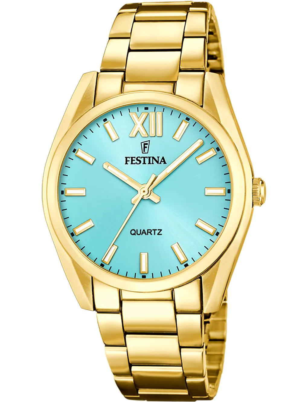 OROLOGIO FESTINA F20640/2 AZZURO CINGHIA ACCIAIO INOSSIDABILE 316L, DONNA