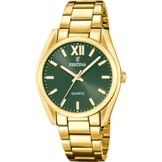 OROLOGIO FESTINA F20640/4 VERDE CINGHIA ACCIAIO INOSSIDABILE 316L, DONNA