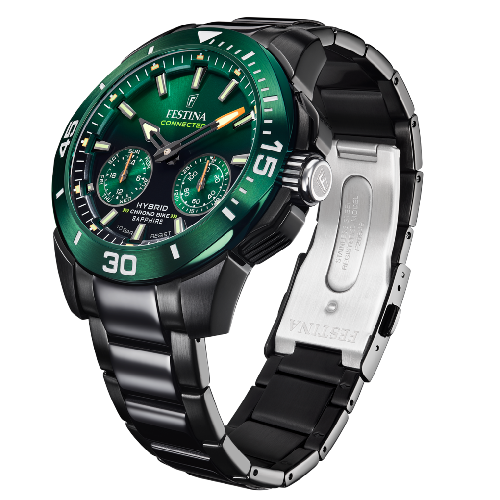 FESTINA CONNECTED F20646/1 VERDE ACCIAIO INOSSIDABILE 316L