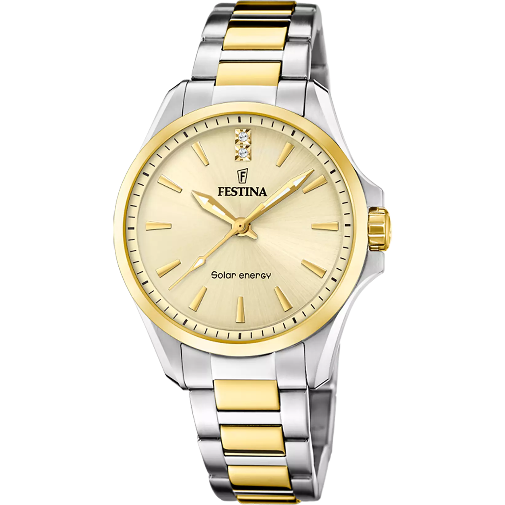 FESTINA PETITE F20655/3 CHAMPAGNE ACCIAIO INOSSIDABILE 316L, DONNA
