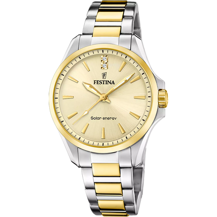 FESTINA PETITE F20655/3 CHAMPAGNE ACCIAIO INOSSIDABILE 316L, DONNA