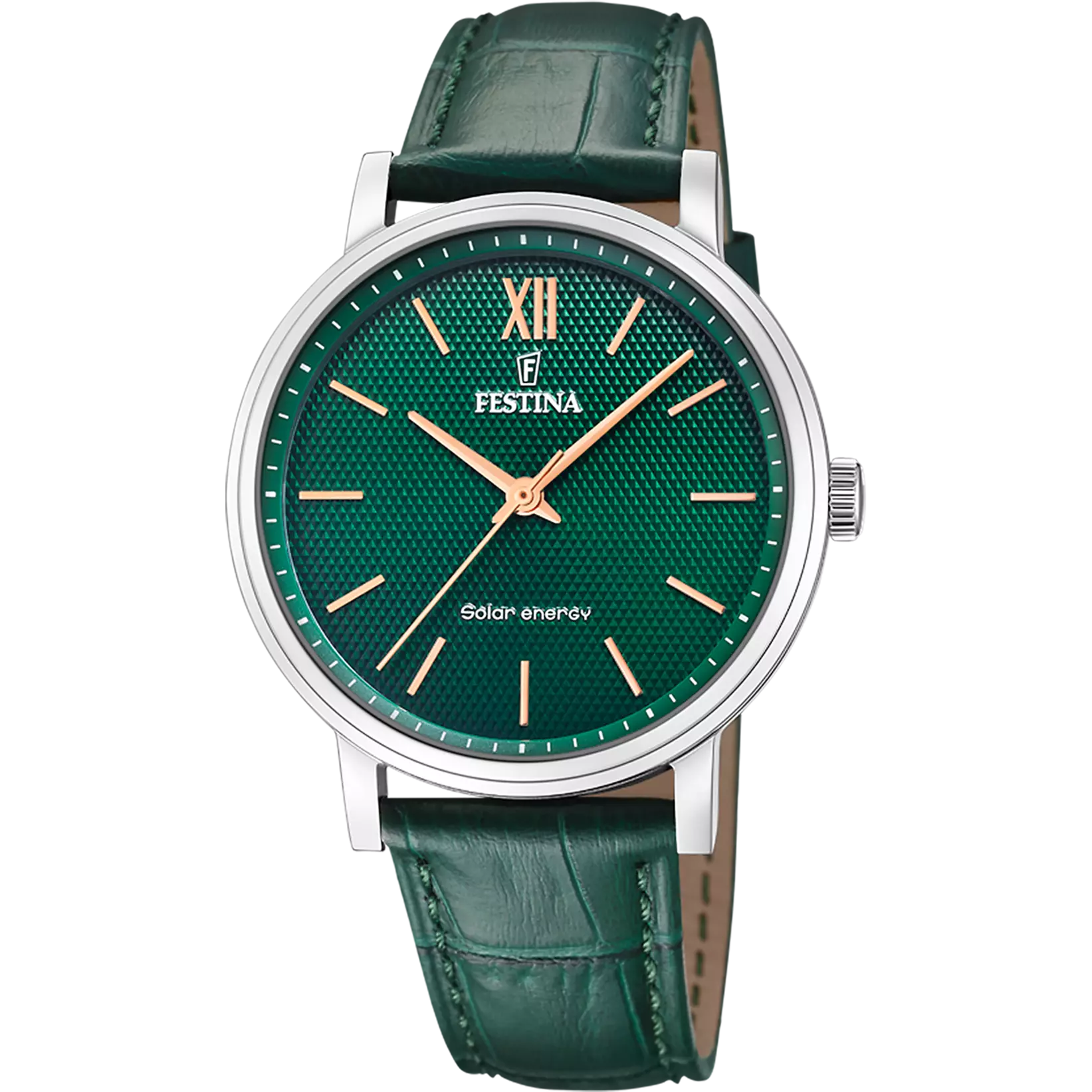FESTINA PETITE F20660/5 VERDE PELLE, UOMO