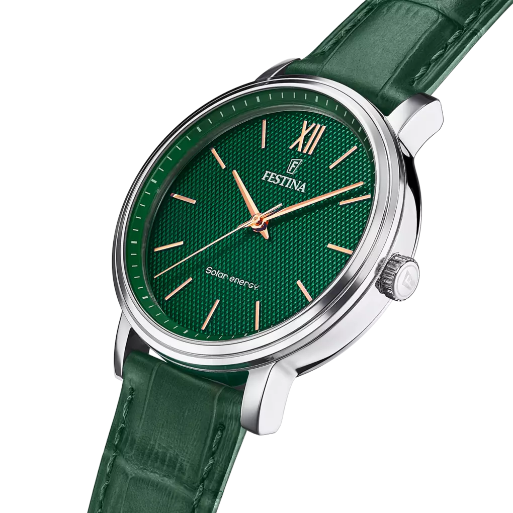 FESTINA PETITE F20660/5 VERDE PELLE, UOMO