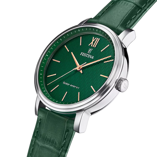 FESTINA PETITE F20660/5 VERDE PELLE, UOMO
