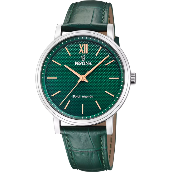 FESTINA PETITE F20660/5 VERDE PELLE, UOMO