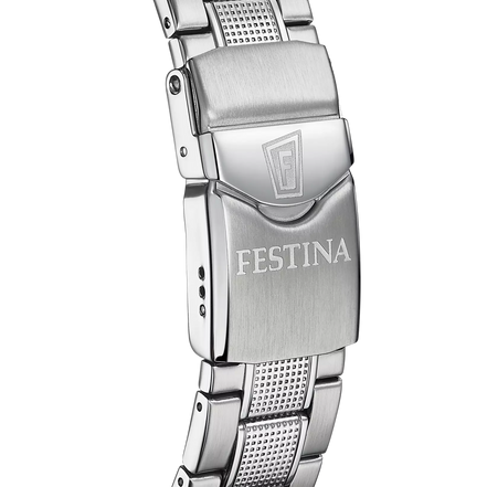 OROLOGIO FESTINA F16716/4 BLU CON CINTURINO IN ACCIAIO INOSSIDABILE 316L, DONNA.