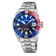 OROLOGIO FESTINA THE ORIGINALS F20669/4 AZZURO CINGHIA ACCIAIO INOSSIDABILE 316L, UOMO