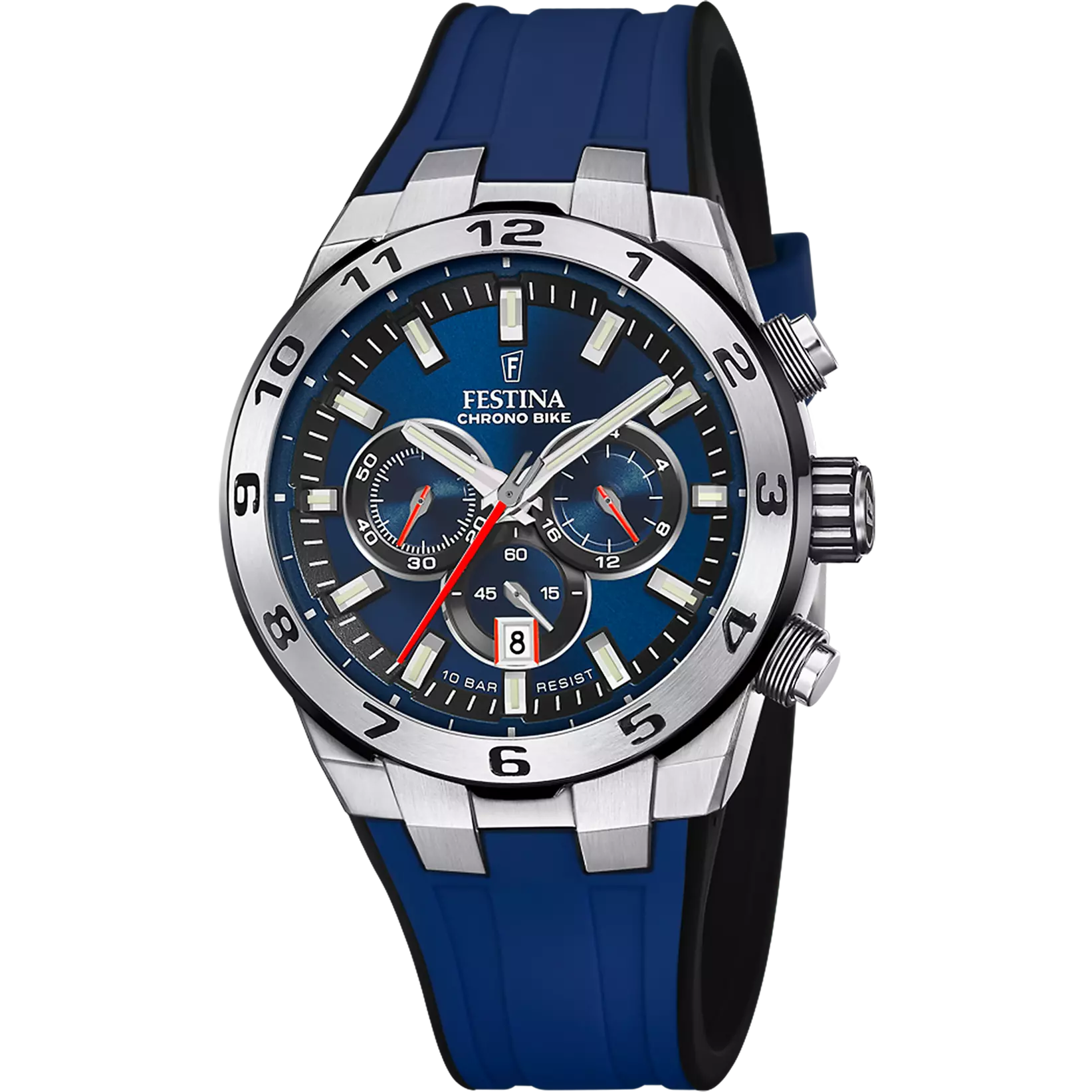 OROLOGIO DA UOMO FESTINA CHRONO BIKE BLU CON CINTURINO IN GOMMA F20671/1
