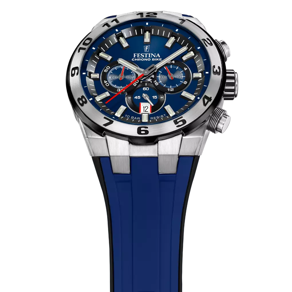 OROLOGIO DA UOMO FESTINA CHRONO BIKE BLU CON CINTURINO IN GOMMA F20671/1