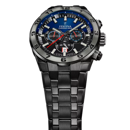 OROLOGIO FESTINA SPECIAL EDITIONS F20673/1 AZZURO CINGHIA ACCIAIO INOSSIDABILE 316L, UOMO